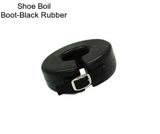 Shoe Boil Boot-Black Rubber