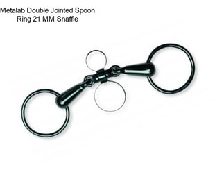 Metalab Double Jointed Spoon Ring 21 MM Snaffle