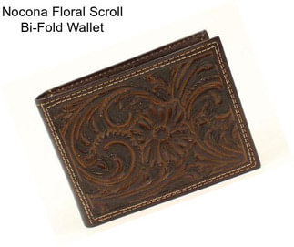 Nocona Floral Scroll Bi-Fold Wallet