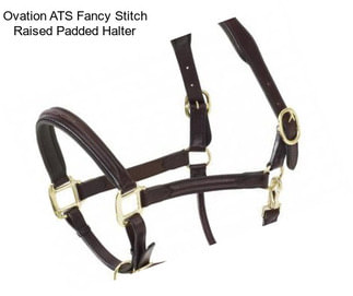 Ovation ATS Fancy Stitch Raised Padded Halter