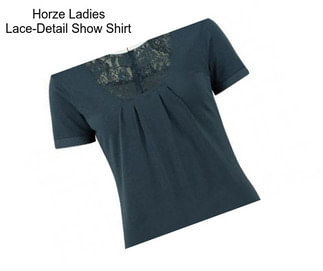 Horze Ladies Lace-Detail Show Shirt