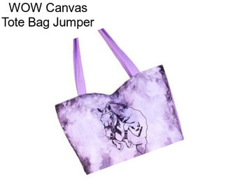 WOW Canvas Tote Bag Jumper