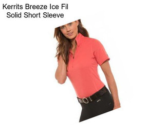 Kerrits Breeze Ice Fil Solid Short Sleeve