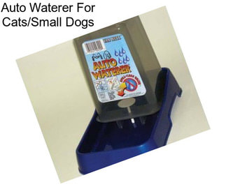 Auto Waterer For Cats/Small Dogs