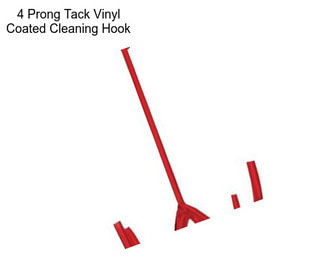 4 Prong Tack Vinyl Coated Cleaning Hook