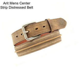 Arit Mens Center Strip Distressed Belt