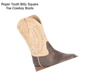 Roper Youth Billy Square Toe Cowboy Boots