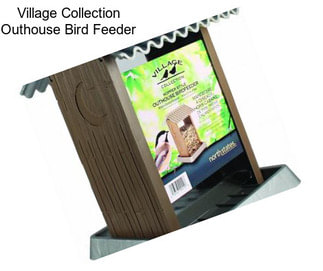 Village Collection Outhouse Bird Feeder