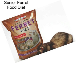 Senior Ferret Food Diet