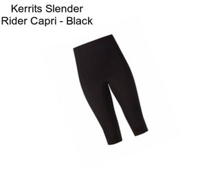 Kerrits Slender Rider Capri - Black