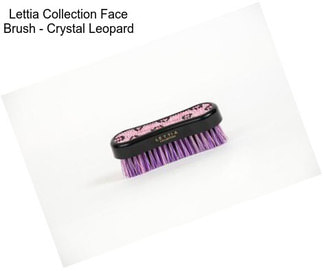 Lettia Collection Face Brush - Crystal Leopard