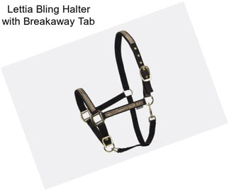 Lettia Bling Halter with Breakaway Tab