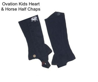 Ovation Kids Heart & Horse Half Chaps