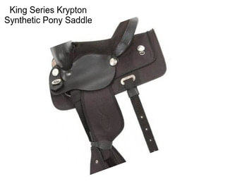 King Series Krypton Synthetic Pony Saddle