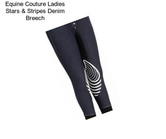 Equine Couture Ladies Stars & Stripes Denim Breech