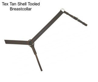Tex Tan Shell Tooled Breastcollar