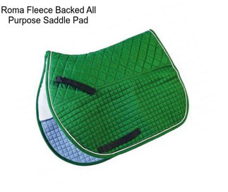 Roma Fleece Backed All Purpose Saddle Pad