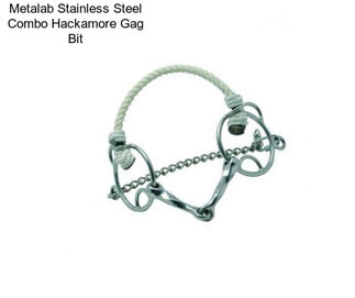 Metalab Stainless Steel Combo Hackamore Gag Bit