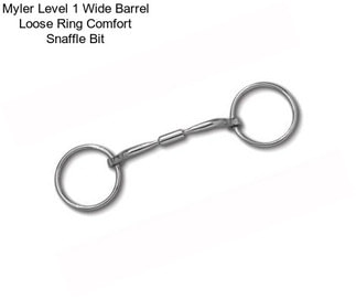 Myler Level 1 Wide Barrel Loose Ring Comfort Snaffle Bit