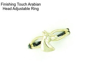 Finishing Touch Arabian Head Adjustable Ring