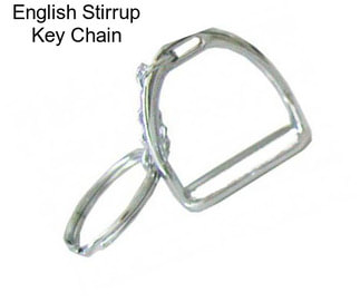 English Stirrup Key Chain
