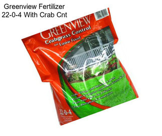 Greenview Fertilizer 22-0-4 With Crab Cnt