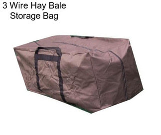 3 Wire Hay Bale Storage Bag