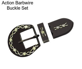 Action Barbwire Buckle Set