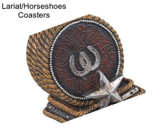 Lariat/Horseshoes Coasters