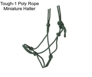 Tough-1 Poly Rope Miniature Halter