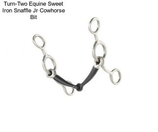 Turn-Two Equine Sweet Iron Snaffle Jr Cowhorse Bit