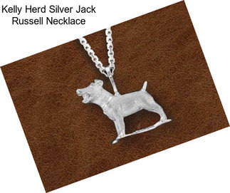Kelly Herd Silver Jack Russell Necklace