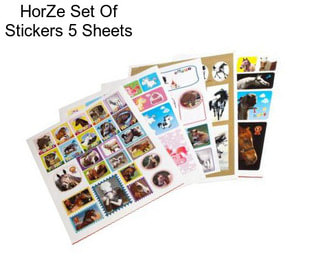 HorZe Set Of Stickers 5 Sheets