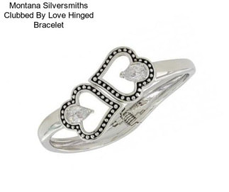 Montana Silversmiths Clubbed By Love Hinged Bracelet