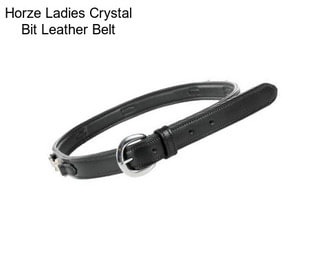 Horze Ladies Crystal Bit Leather Belt