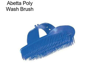 Abetta Poly Wash Brush