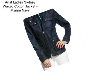 Ariat Ladies Sydney Waxed Cotton Jacket - Marine Navy