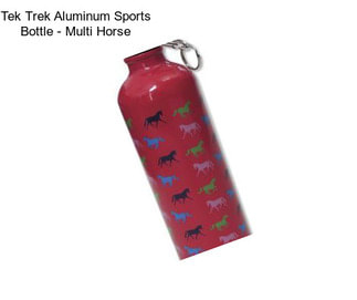 Tek Trek Aluminum Sports Bottle - Multi Horse