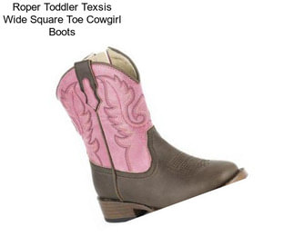 Roper Toddler Texsis Wide Square Toe Cowgirl Boots