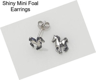 Shiny Mini Foal Earrings
