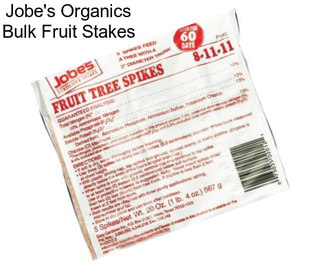 Jobe\'s Organics Bulk Fruit Stakes