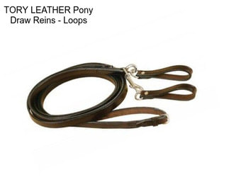 TORY LEATHER Pony Draw Reins - Loops