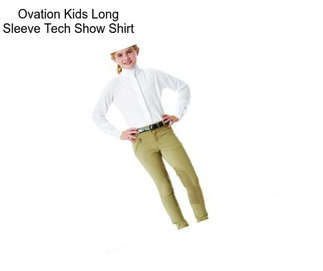 Ovation Kids Long Sleeve Tech Show Shirt
