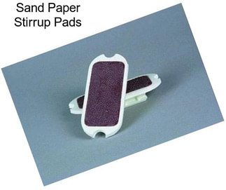 Sand Paper Stirrup Pads