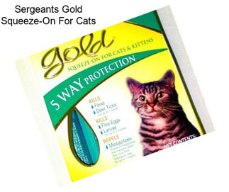 Sergeants Gold Squeeze-On For Cats