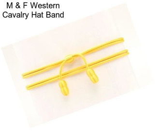 M & F Western Cavalry Hat Band