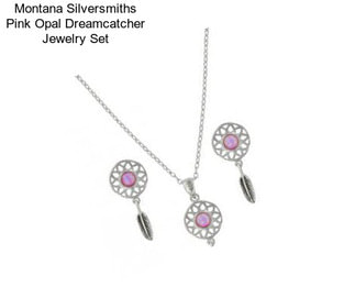 Montana Silversmiths Pink Opal Dreamcatcher Jewelry Set