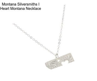 Montana Silversmiths I Heart Montana Necklace