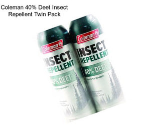 Coleman 40% Deet Insect Repellent Twin Pack