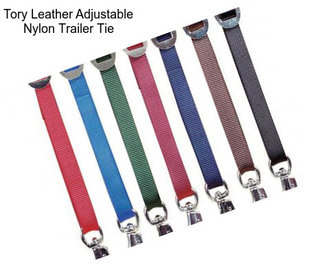 Tory Leather Adjustable Nylon Trailer Tie